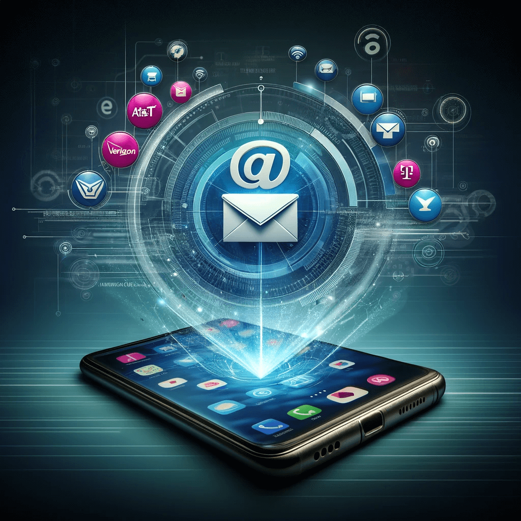 Cell phone to email converter for SMTP bulk texting