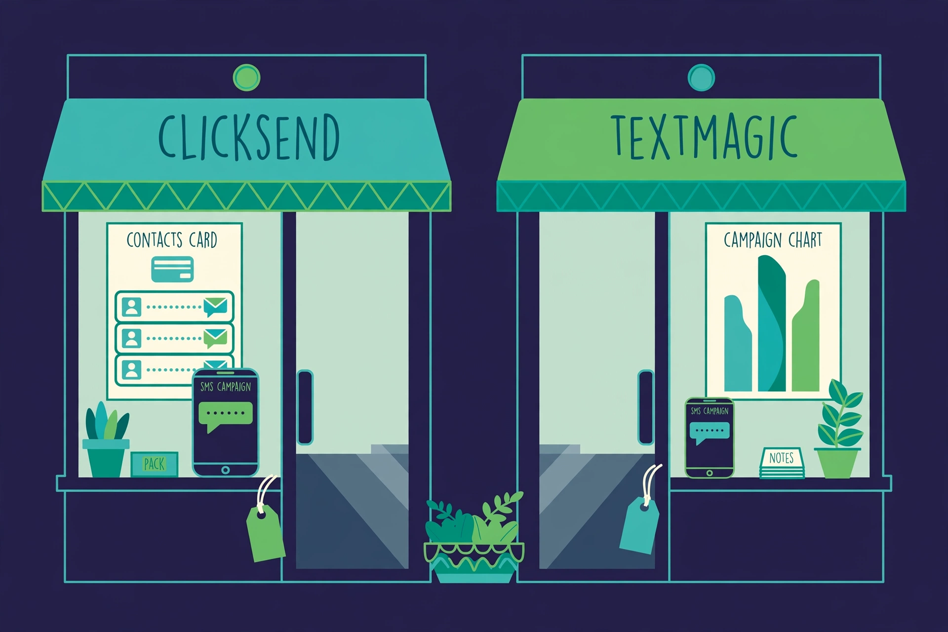 ClickSend vs TextMagic: SMS APIs for Small Businesses (2026)