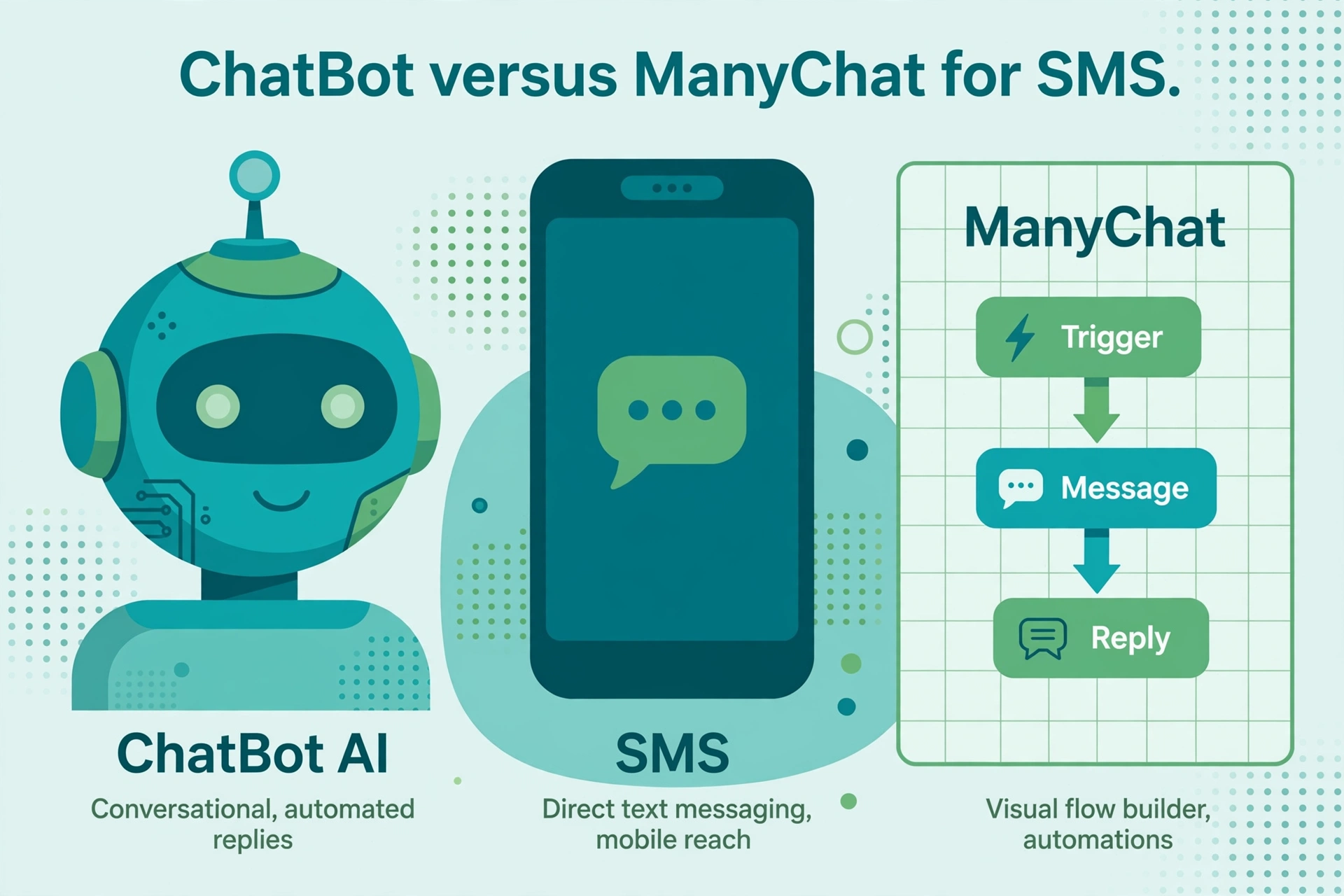 ChatBot.com vs ManyChat for SMS
