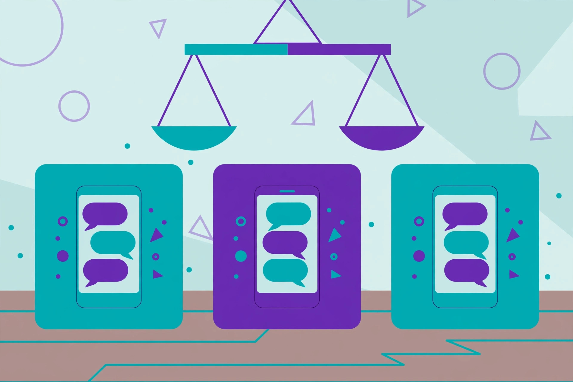 Illustration comparing the best bulk SMS API providers
