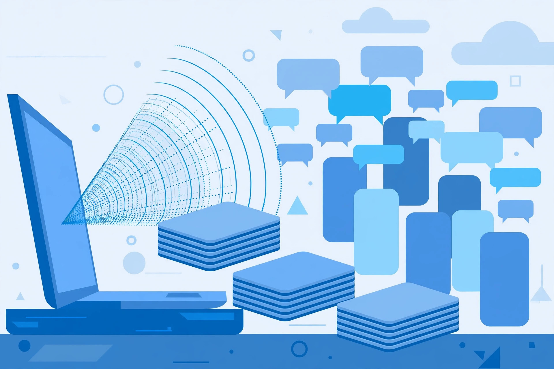 Illustration of the Skype Bulk Text Sender for USA sending bulk messages